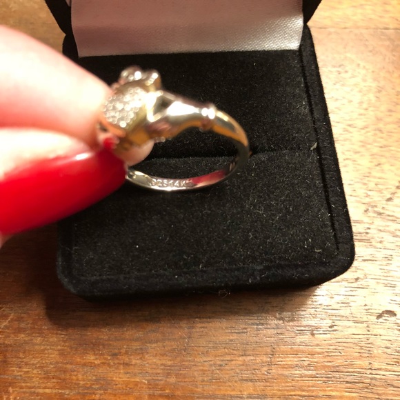 Sterling and gold claddagh ring - Picture 5 of 5
